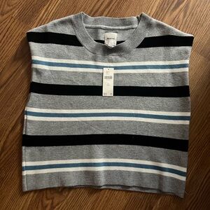 Meave stripped sweater vest